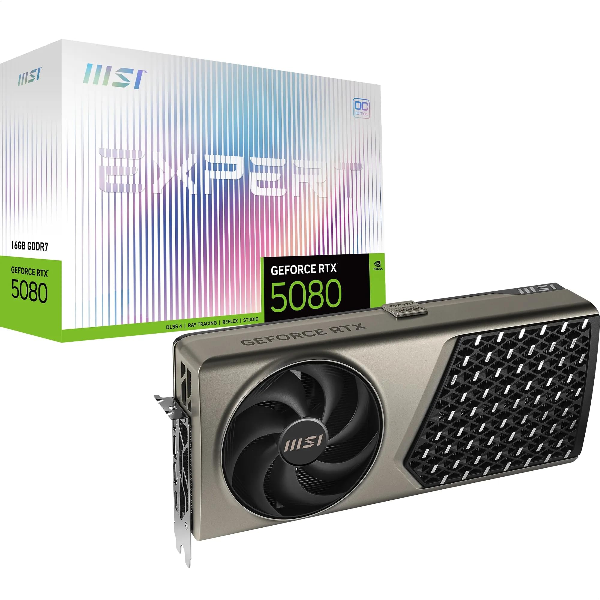 Amazon.in: Buy MSI GeForce RTX 5080 16G Expert OC Graphic Card